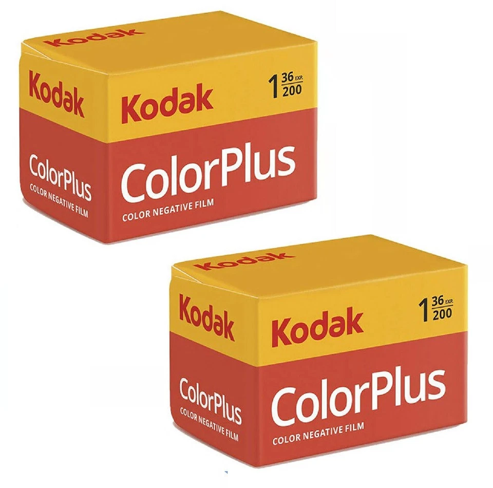 Película FRSEH 2x KODAK ColorPlus 200 ISO Color Plus 36exp 35 mm 135 06/2026 Foto 1 de 1