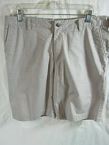 Mens Adidas 3 Stripe Golf Casual Athletic Beach Play Shorts Gray Size 34 (U2) - Picture 1 of 7