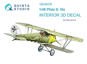 Quinta Studio QD48235 3D Interior Decal Set for Pfalz D.IIIa (Eduard kits) 1/48 - Picture 1 of 13