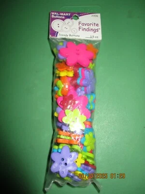 2006 Blumenthal Lansing Bright & Colorful Floral Theme Trendy Buttons (Thailand) - Image 1 of 3