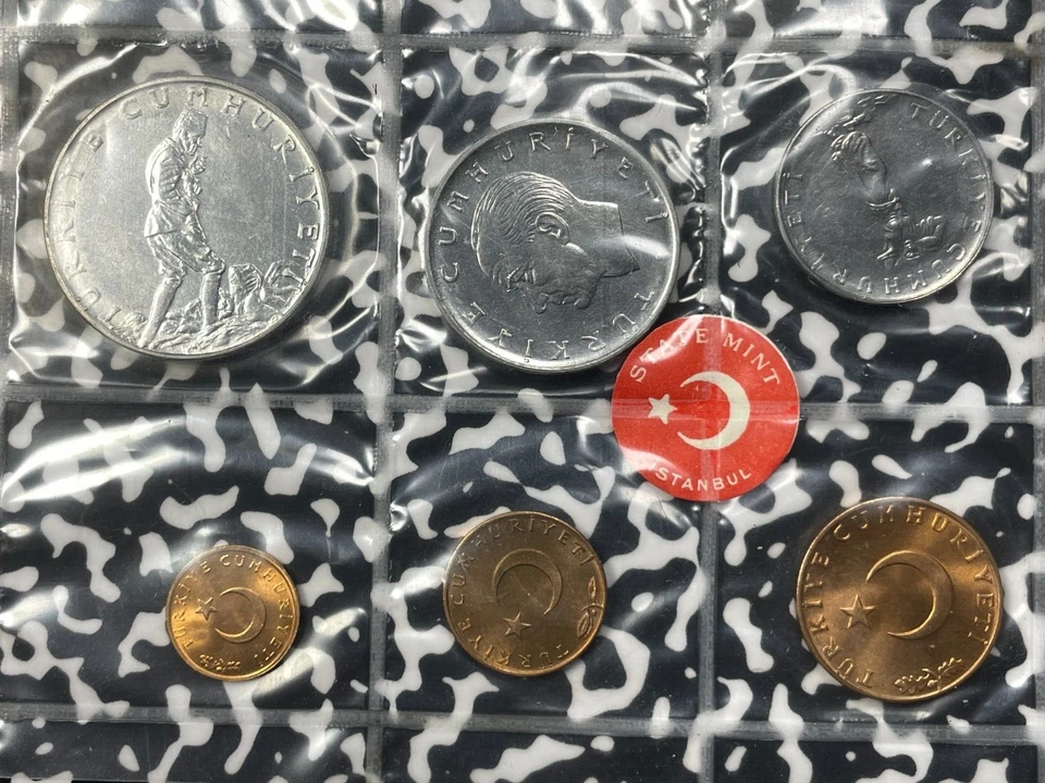 1965 Turkey 6x Coin Uncirculated Mint Set Lot#B2115 With Case & C.O.A. - Image 1 of 4