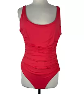 Carmen Marc Valvo Cut Out Side One Piece Swimsuit Womens Size 14 - Picture 1 of 11