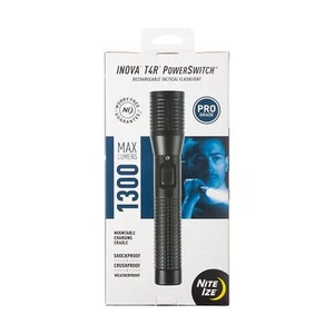 Nite Ize T4RE-01-R8 INOVA T4R PowerSwitch Rechargeable Tactical, 1300 Lumens, - Picture 1 of 9