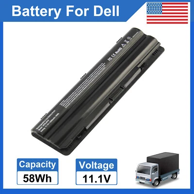 6 Cell Battery for Dell XPS 14 15 17 Series L502x L702x P11F JWPHF 312-1123 NEW - Image 1 of 4