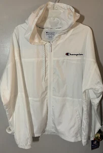 New Champion full zip hooded windbreaker jacket for men size XL - Picture 1 of 6
