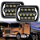 7x6'' 5x7'' LED Headlights Hi/Lo DRL Beam For International IHC 9200 9900 9400i