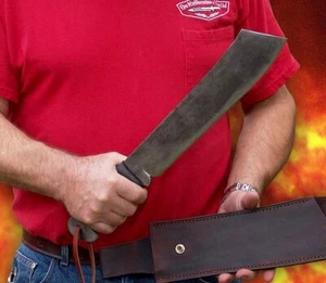 Gil Hibben Rambo IV Heavy Hunting Survival Tactical Machete Knife &Sheath GH5007 - Picture 1 of 6