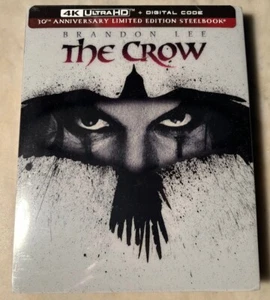 The Crow 30th Anniversary Steelbook 4K UHD sold out Brandon Lee OOP (last one) - Picture 1 of 2