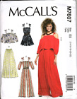 McCall's M7607 Misses 14 to 22 Jumpsuit, Romper, Top, Pants Uncut Sewing Pattern