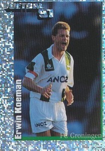 227 ERWIN KOEMAN # NETHERLANDS FC.GRONINGEN METAL STICKER PANINI VOETBAL 97