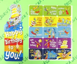 Juego de hojas y marcadores de feliz cumpleaños Eureka Dr. Seuss - Imagen 1 de 5