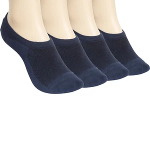 ELYFER 4 Pairs Womens Bamboo Socks No Show - Picture 1 of 36