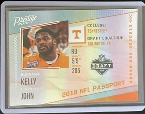 John Kelly - 2018 Panini Prestige Football - Draft 2018 - Passport - Rookie  - Bild 1 von 1