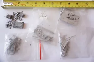 Kit de escala fina de modelismo ferroviario de metal blanco x 5 - Imagen 1 de 7