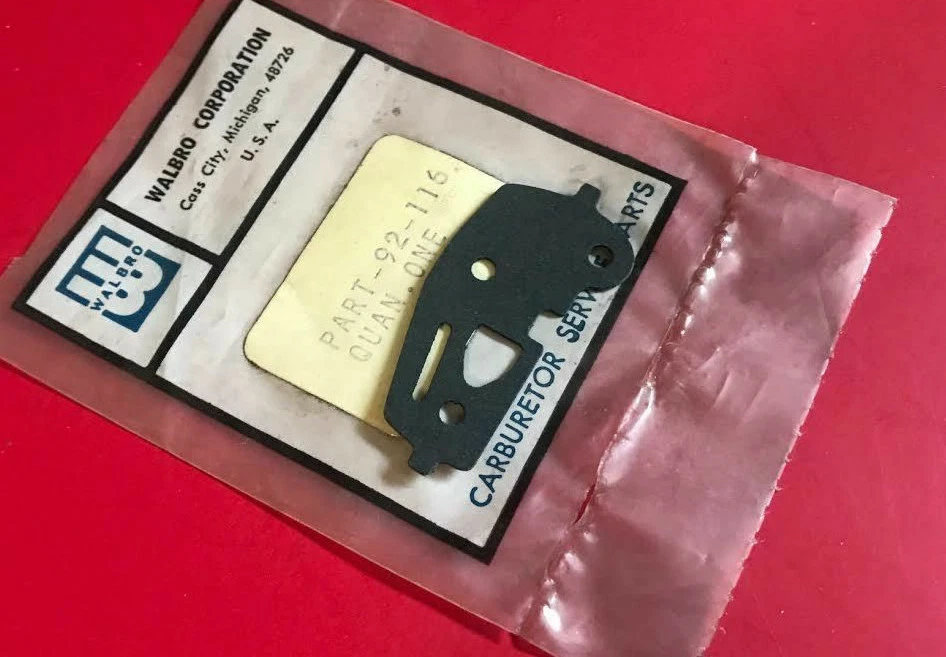 WALBRO • NOS OEM 92-116 WD WR Carb Circuit Gasket Arctic Chaparral Scorpion Rupp - Image 1 of 1