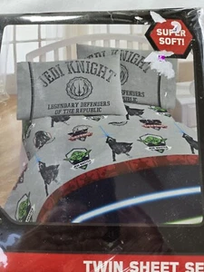Rare Star Wars Twin Sheet Set JEDI KNIGHT LEGEND DEFENDERS OF THE REPUBLIC - Bild 1 von 5