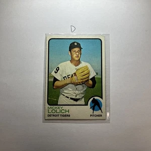 Topps Mickey Lolich 390 1973 béisbol Tigres de Detroit - Imagen 1 de 2
