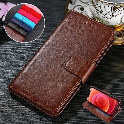 Magnetic Leather Wallet Phone Case For ZTE Blade A71 A51 TCL 605 403 LG K61 K42 - Image 1 of 4
