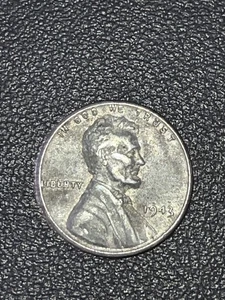 1943 Wheat Penny No Mint Mark  WW2 Rare “L” on Rim error - Picture 1 of 2
