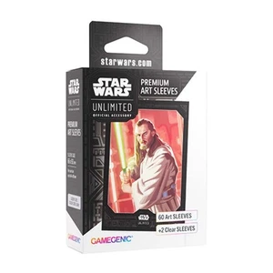 Star Wars Unlimited Qui-Gon Jinn Premium Art Sleeves 60ct Gamegenic NEW - Picture 1 of 1