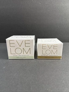 EVE LOM MOISTURE MASK & CLEANSER 100ML/3.3oz Lot Of 2 NIB - Picture 1 of 6