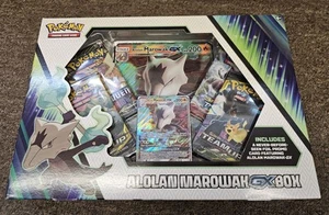 Pokemon TCG Sun & Moon Alolan Marowak GX Box FACTORY SEALED!! B - Picture 1 of 6