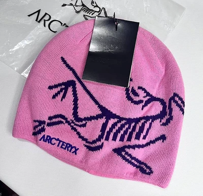 Arc’teryx Bird Word Toque Beanie Pink Arctic Silk – Unisex Winter Hat NWT - Image 1 of 4