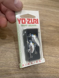 Yo-Zuri Snap Beans, blau/silber, 1/32 oz, & 1/16 oz, 1 Zoll (2 Köder) NOS - Bild 1 von 5