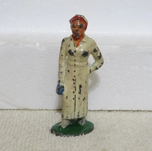 Vintage Barclay B83 744 Nurse Hand on Hip ~ Red Hair ~ Blue Bag FREE SHIPPING! - Picture 1 of 5