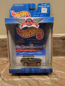Hot Wheels 1999 Final Run #1 Green Range Rover Retiring Model - Picture 1 of 4