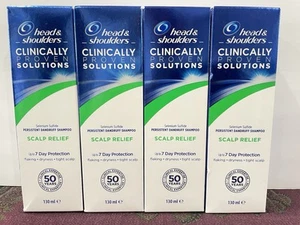 Head & Shoulders Scalp Relief Shampoo 7 Day Protection 130 ml Discontinued 4PK - Picture 1 of 4