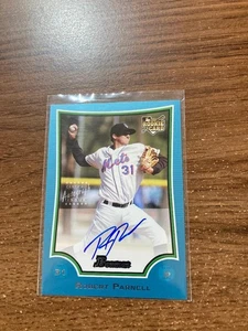 2009 Bowman Blue /500 Bobby Parnell Robert Parnell #227 Rookie Autograph - Picture 1 of 1