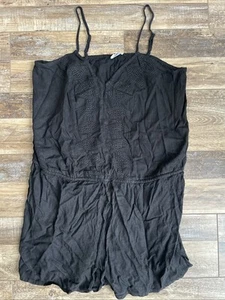 Pagliaccetto pantaloncino donna Old Navy pezzo unico taglia L nero coulisse vita senza maniche - Foto 1 di 4