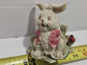 Ceramic sprint Easter bunny figurine - Picture 1 of 6