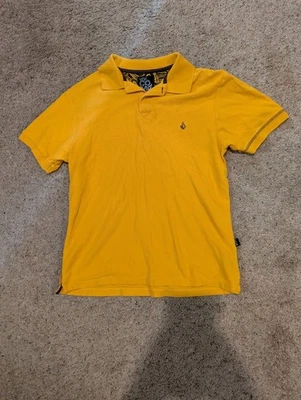 Vintage Volcom Mens M Polo Y2K Style Yellow - Image 1 of 4