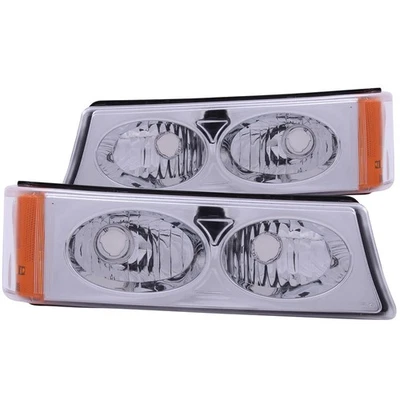 Chrome Clear Lens Parking Light for 2003-2006 Chevy Avalanche 1500 [Euro Style] - Image 1 of 2