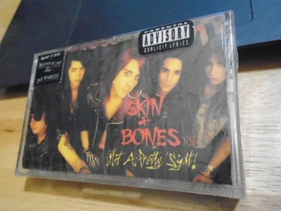SEALED RARE Skin & Bones CASSETTE TAPE hair metal rock Sven Gali DURAN Throbs 92 - Image 1 of 3