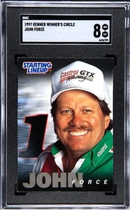 John Force 1997 Kenner Winner's Circle Starting Lineup SGC Graded 8 Card - Picture 1 of 2