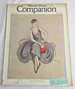 Womans Home Companion Mag June 1928 Colorful Ads 20s Fashion White House WEAR - Picture 1 of 24