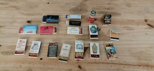 Vintage Joblot 17 Rare Matchs with advertising matchbooks as camel, companys etc - Picture 1 of 10