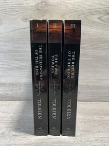 JRR Tolkien The Lord of the Rings Three Volume Edition Book Set Paperback ‘02 - Picture 1 of 7