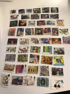 50 Different Post Decimal Queen Elizabeth II Pictorial Commemorative Stamps Set8 - Picture 1 of 1