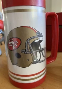Vintage National Design Corp. NFL San Francisco 49ers Insulated Beer Mug USA - Picture 1 of 7