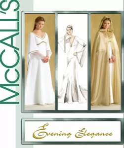 Evening Elegance Cape Dress U-Pick Size 8-24 Sewing Pattern McCall's 4378 OOP - Picture 1 of 3