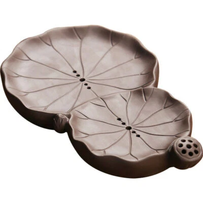 creative tea plate for pot tea cup zisha purple clay reservoir tea tray small - Image 1 of 4