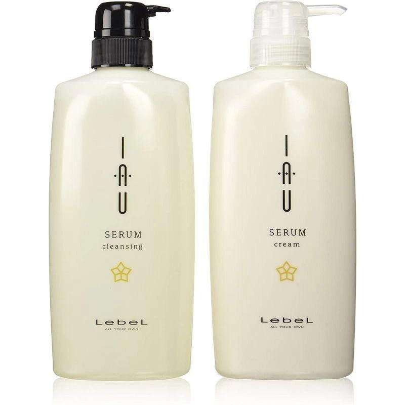 LebeL IAU Serum Cleansing Shampoo 600ml & Cream Treatment 600ml - Image 1 of 2