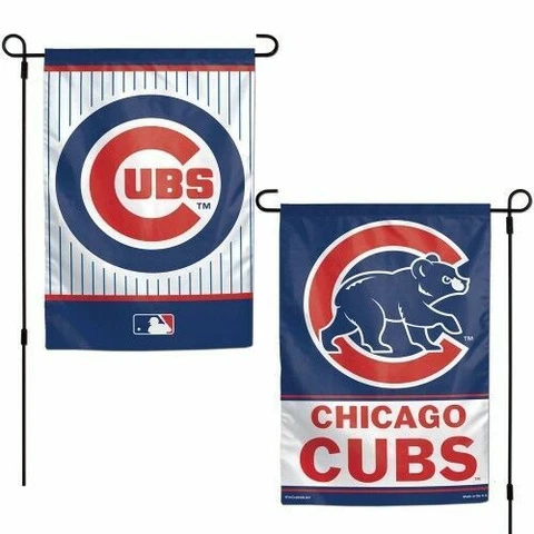 Chicago Cubs 2 Sided Double Sided Garden Flag OUTDOOR RATED USA MADE! Cover