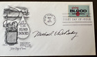 MICHAEL E DEBAKEY HEART SURGEON SIGNED FDC SALUTING BLOOD DONORS MAR 12 1971