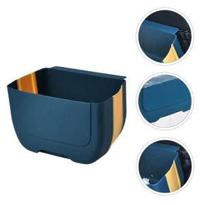 Wall Mounted Trash Can TPE Material Garbage Practical Waste Bin - Picture 1 of 12
