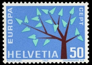 SWITZERLAND 417 - Europa "Stylized Tree" (pf98734) - Picture 1 of 1
